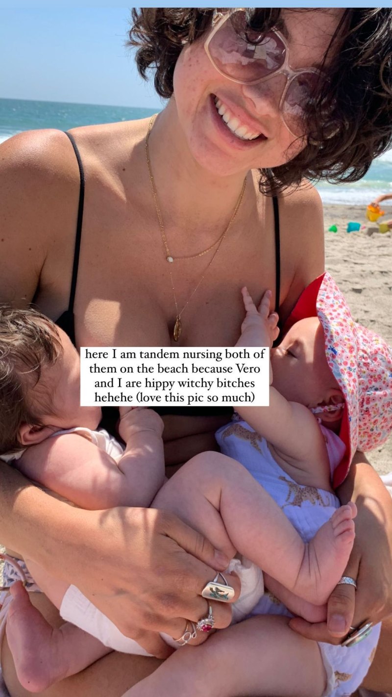Bekah Martinez Shares a Pic Breast-Feeding Her Baby and a Friend's: 'Hippy'