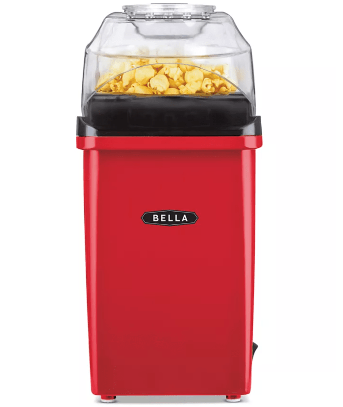 Máquina de palomitas de maíz de aire caliente Bella