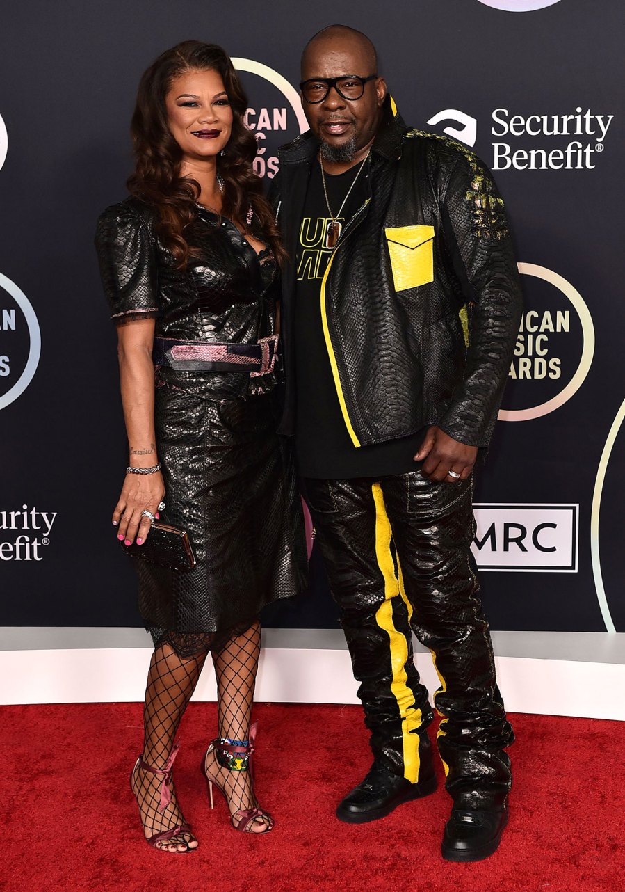 Bobby Brown and Alicia Etheredge Couples Enjoy Musical Date Night American Music Awards 2021