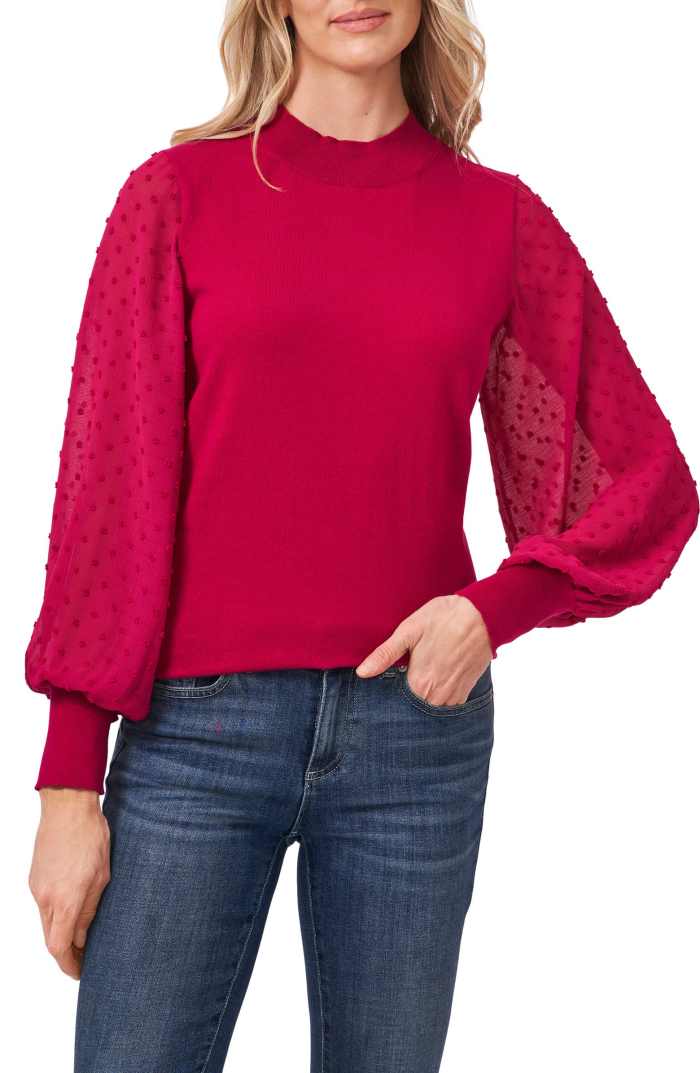 15 Nordstrom Black Friday Deals to Shop Today 10 Cece Clip Dot Sleeve Sweater