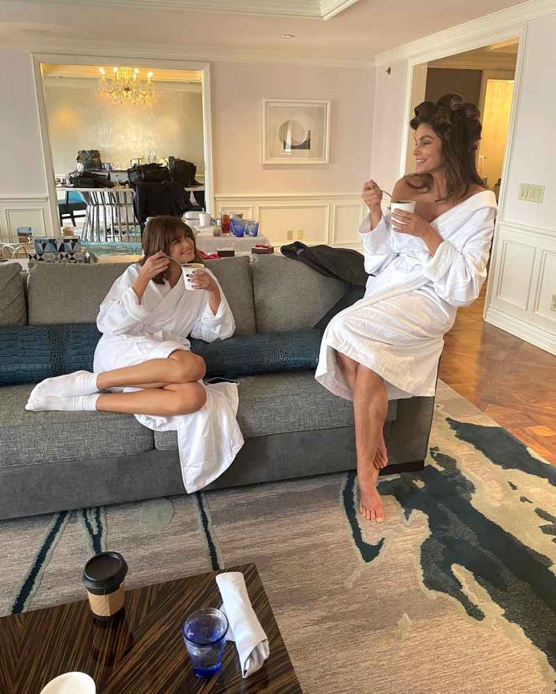 Cindy Crawford and Kaia Gerber Are Mother-Daughter Goals in Matching Robes