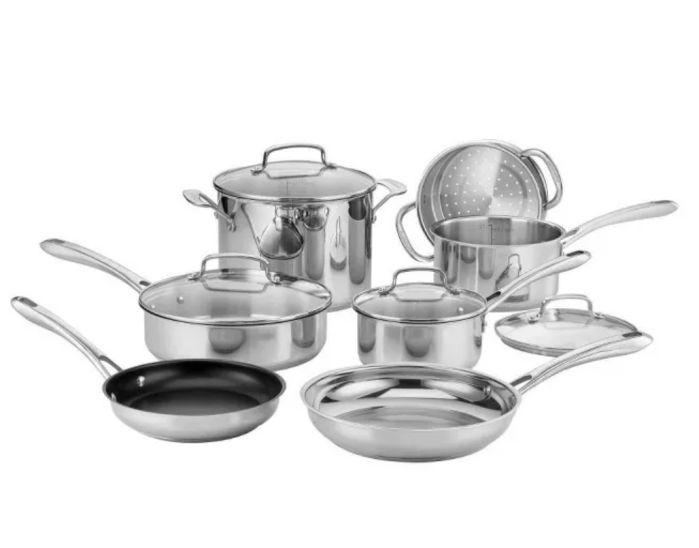 Cuisinart Classic 11pc Stainless Steel Cookware Set