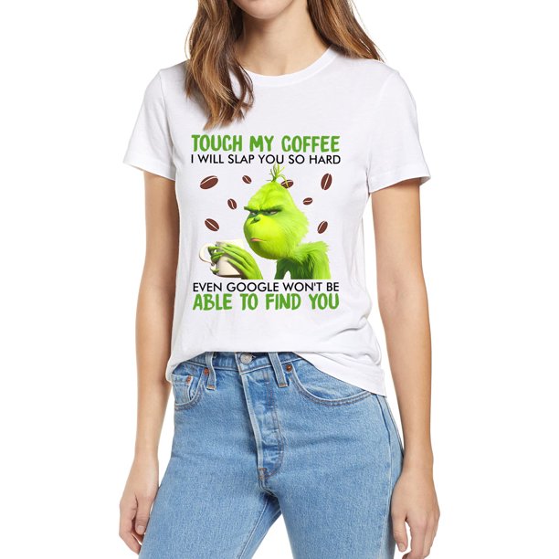 Envmenst Grinch Touch My Coffee T-Shirt