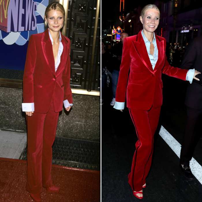 Ultimate Upgrade! Gwyneth Paltrow Rewears Iconic Red Gucci Suit From 1996 VMAs