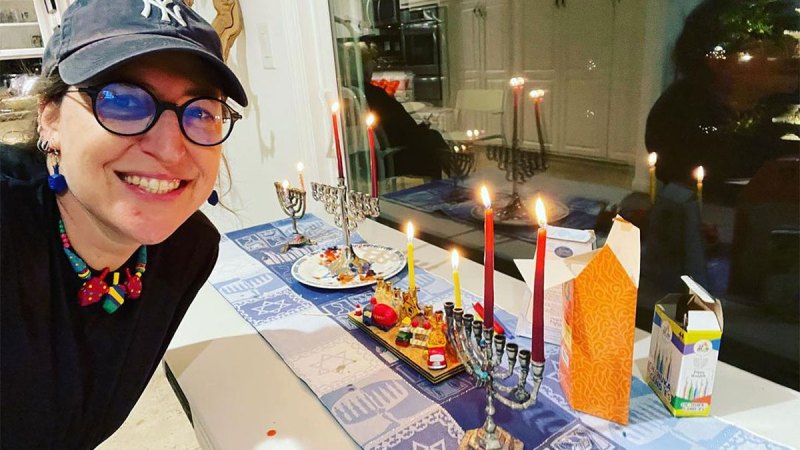 Hanukkah 2021 Andy Cohen Mayim Bialik and More Celebrate9