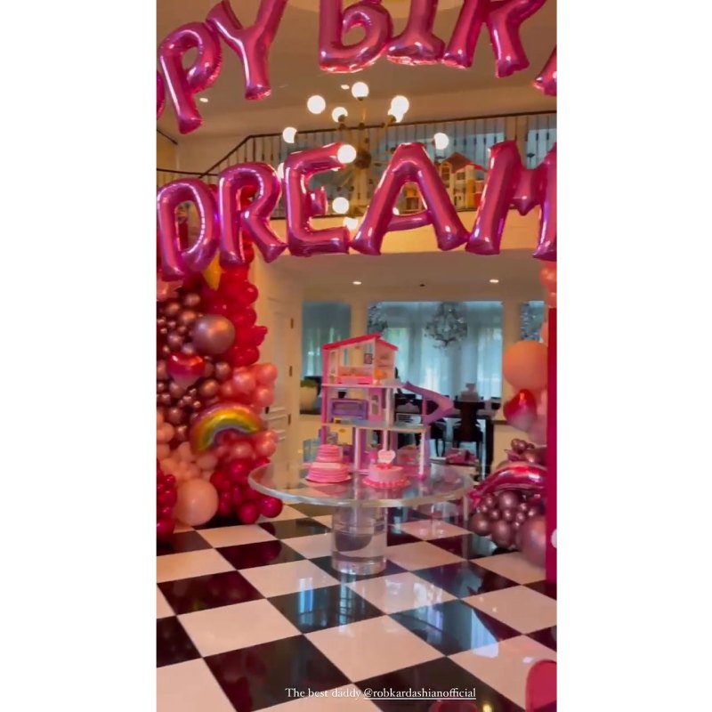 Inside Rob Kardashian Daughter Dream Barbie Themed 5th Birthday Party 3