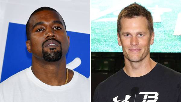 Kanye West Son Saint Adorably Plays Catch With Tom Brady