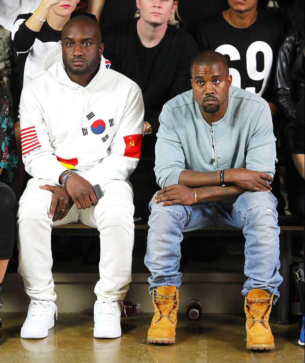 Virgil Abloh and Kanye West.