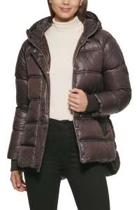 Kenneth Cole New York Cire Hooded Puffer Jacket
