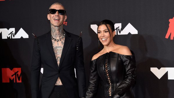 Travis Barker and Kourtney Kardashian