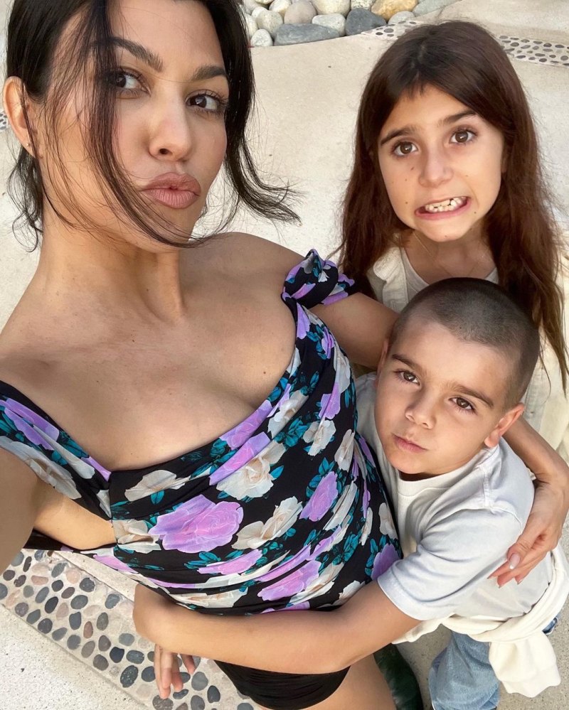 Kourtney Kardashian and Travis Barker's Cabo Family Trip Sandy Shot
