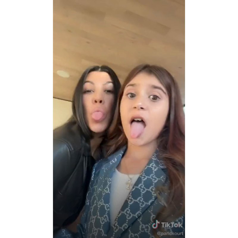 Kourtney Kardsahian and Penelope Disick TikTok 5 Kardashians Celebrate Thanksgiving