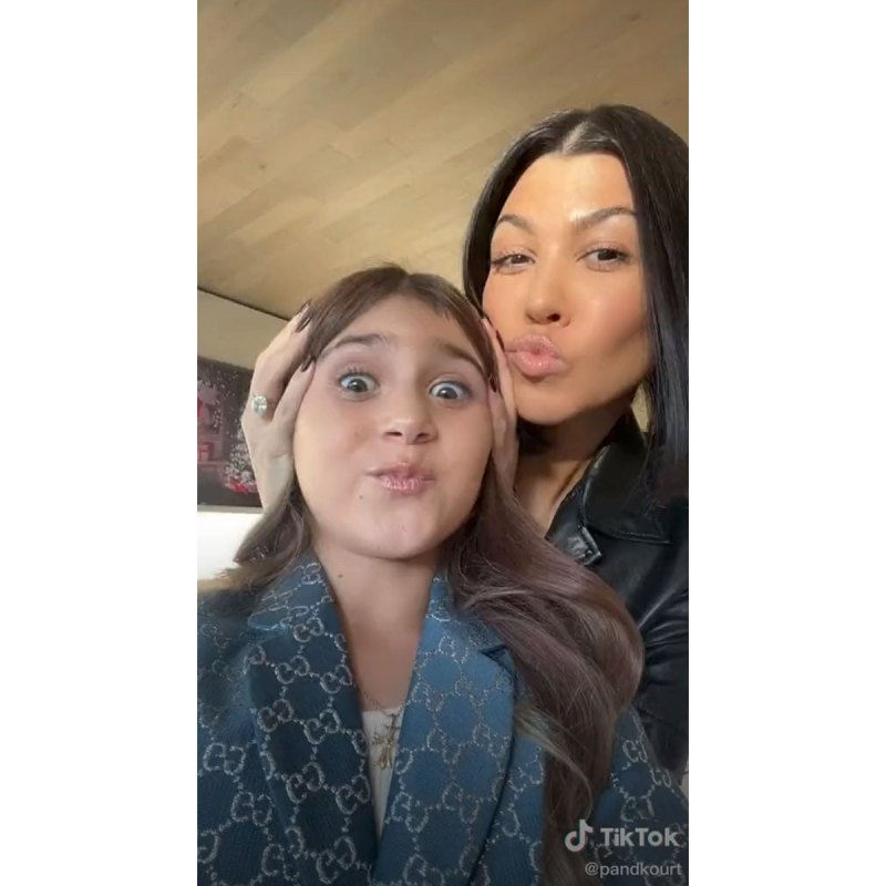 Kourtney Kardsahian and Penelope Disick TikTok 6 Kardashians Celebrate Thanksgiving