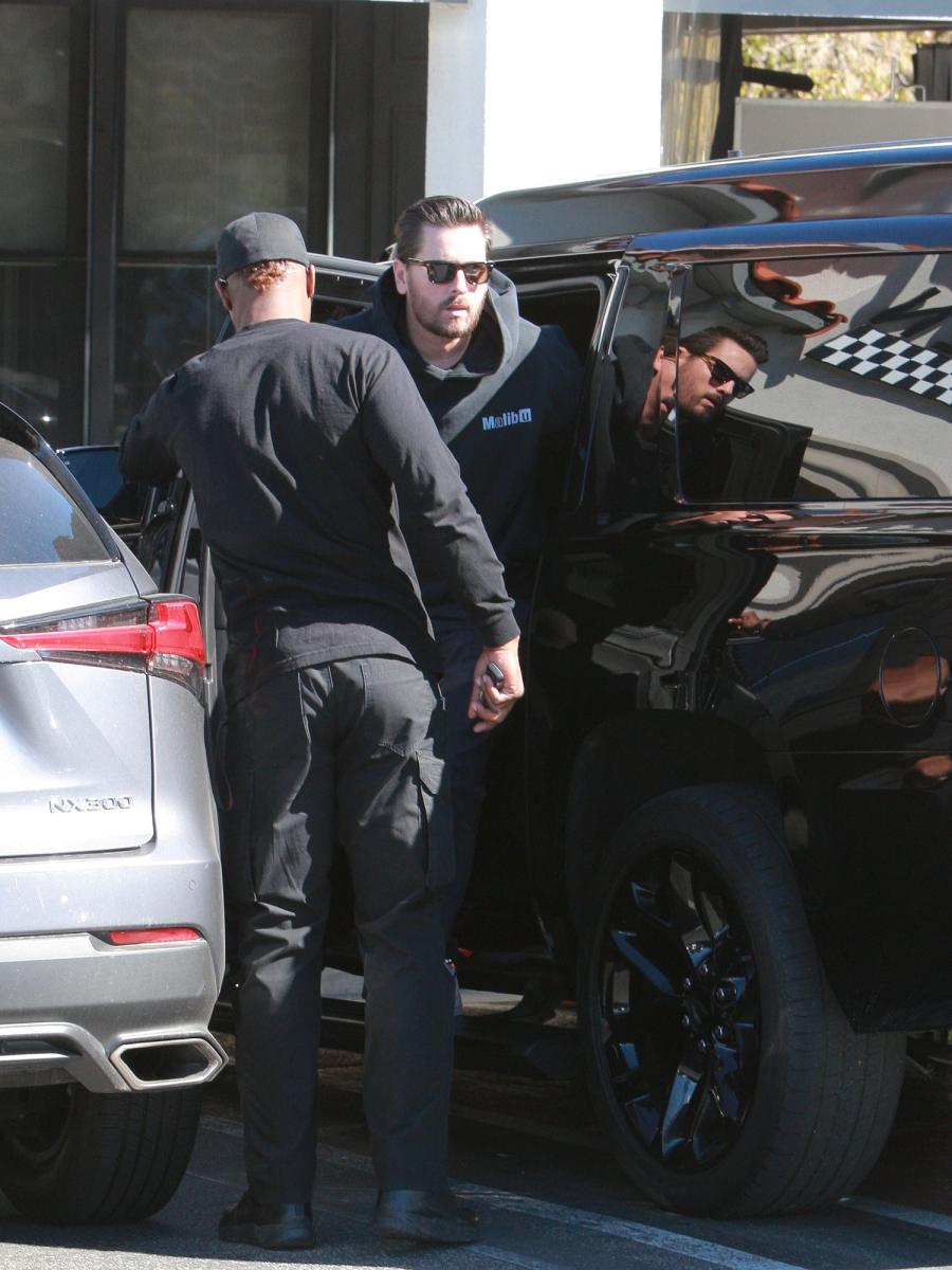 Kris Jenner and Scott Disick Spotted Filming Hulu Series After Kravis Engagement