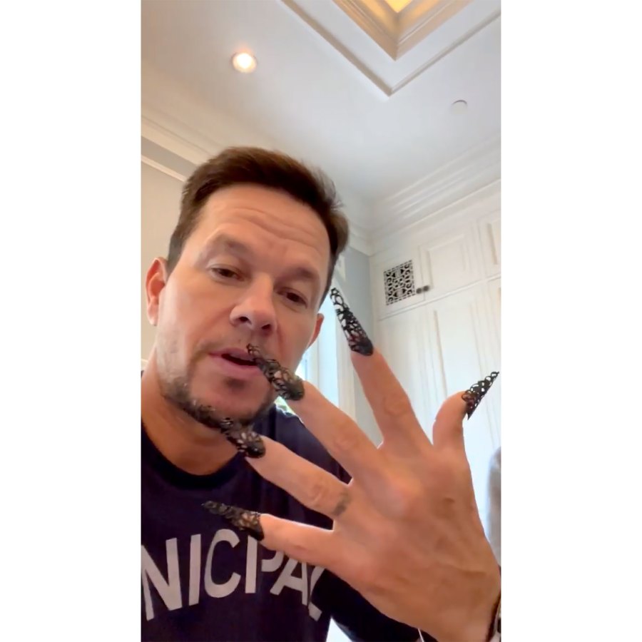 LOL! Mark Wahlberg’s Daughter Gives Him a Press-On Manicure: ‘She Got Me’