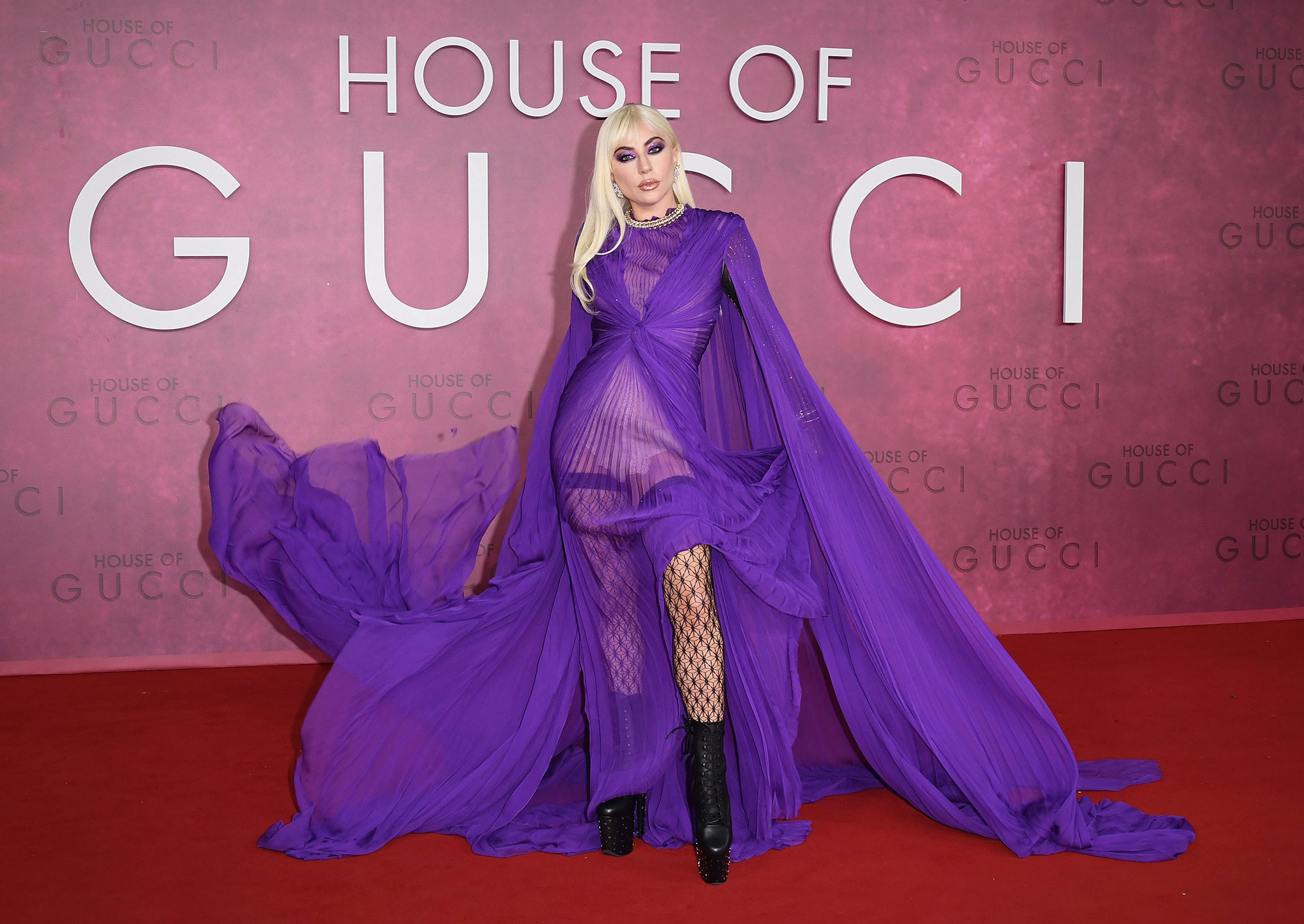 House of Gucci' London Premiere: Lady Gaga's Red Carpet Fashion