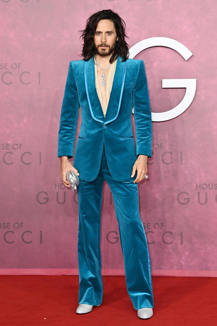 Lady Gaga House Gucci Premiere Dress Has Us Speechless Jared Leto