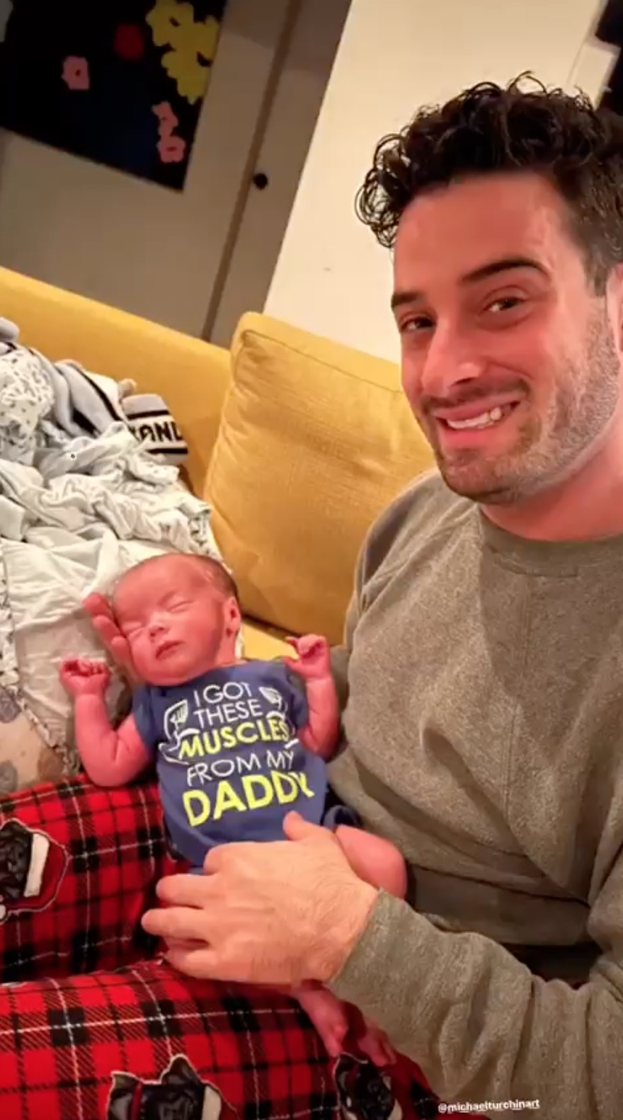 Lance Bass and Michael Turchin's Twins Alexander and Violet's Cutest Pics Muscle Man