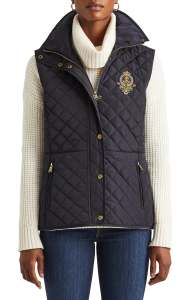 Lauren Ralph Lauren Quilted Crest Vest