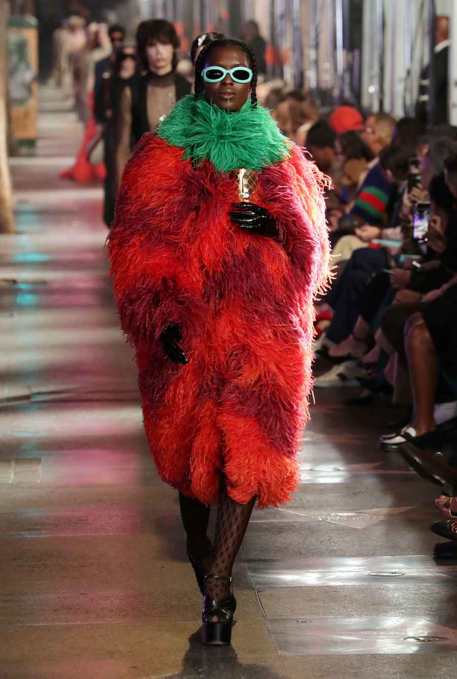 Macaulay Culkin Jared Leto and More Stars Take Over Hollywood Boulevard for Gucci Love Parade