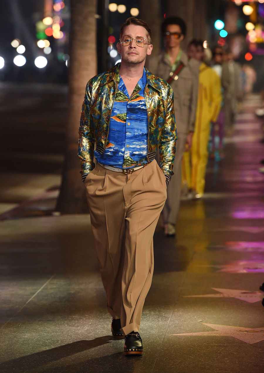 Macaulay Culkin Jared Leto and More Stars Take Over Hollywood Boulevard for Gucci Love Parade
