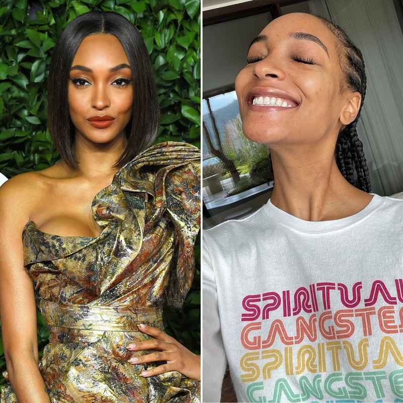 Most Stunning Celebrity Makeup Free Moments of 2021