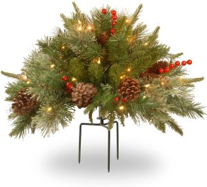 National Tree Company Company Pre-lit Artificial Christmas Tree Feel Real Urn Filler
