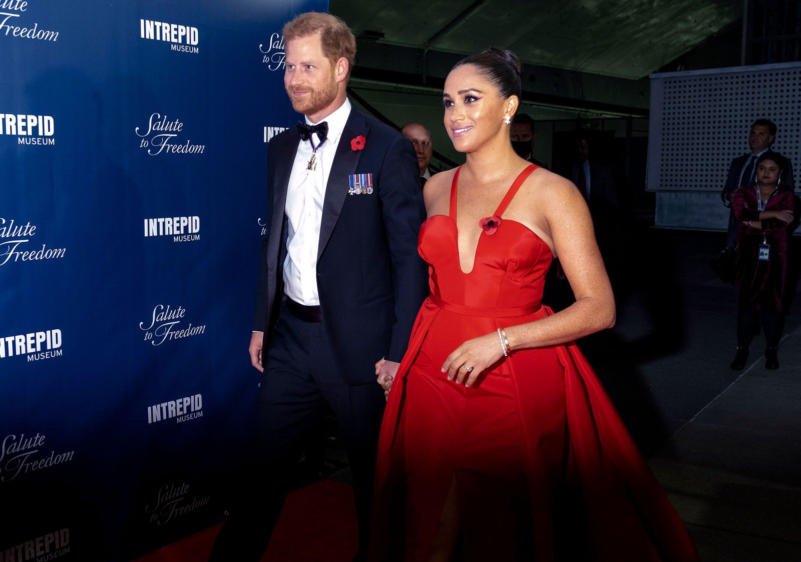 Prince Harry Gives Personal Speech With Meghan Markle by His Side at NYC Gala