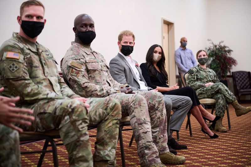 Prince Harry and Meghan Markle Visited Military Service Members at Veterans Day Luncheon 03