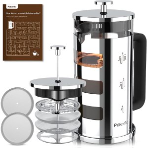 Pukomc French Press Coffee Tea Maker
