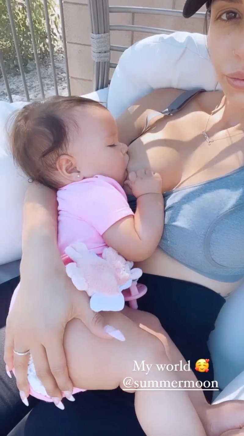 Pump Rules' Scheana Shay Shares Breast-Feeding Pic: 'My World'