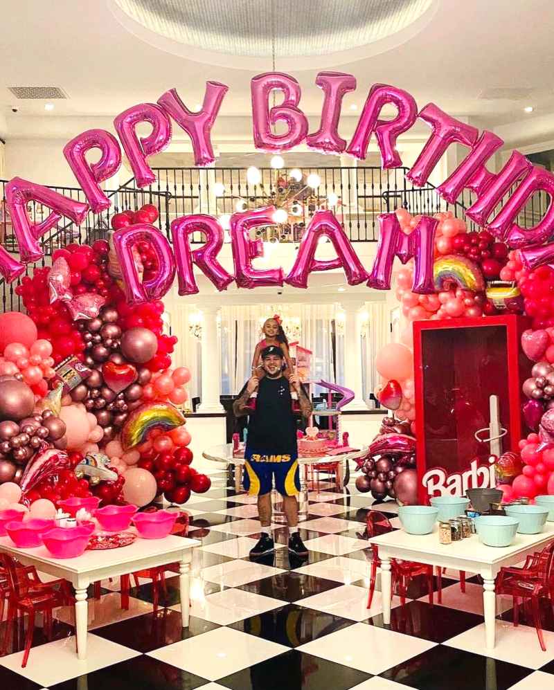 Rob Kardashian Shows Off Slim Figure at Daughter Dream's Birthday Party