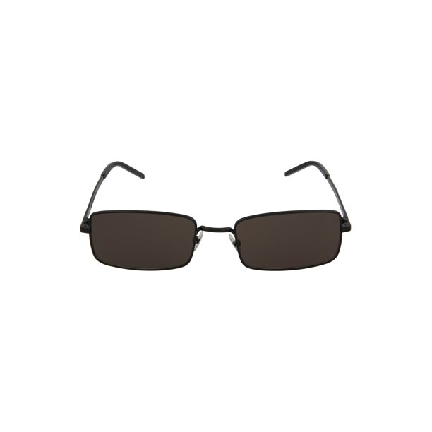 Saint Laurent Grey Rectangular Unisex Sunglasses