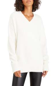 Sanctuary V-Neck Teddy Sweater