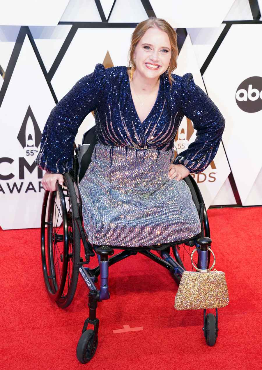 Sarah Frei CMA Awards 2021 Red Carpet Fashion