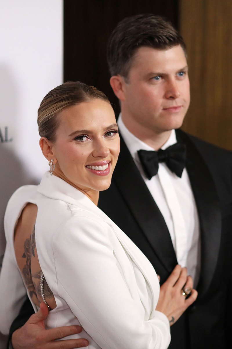 Scarlett Johansson Walks First Red Carpet After Welcoming Son Cosmo With Colin Jost 03