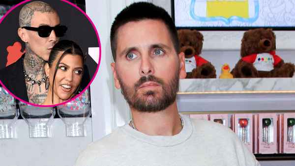 Scott Disick Comments on Kourtney Kardashian’s Post After Travis Engagement