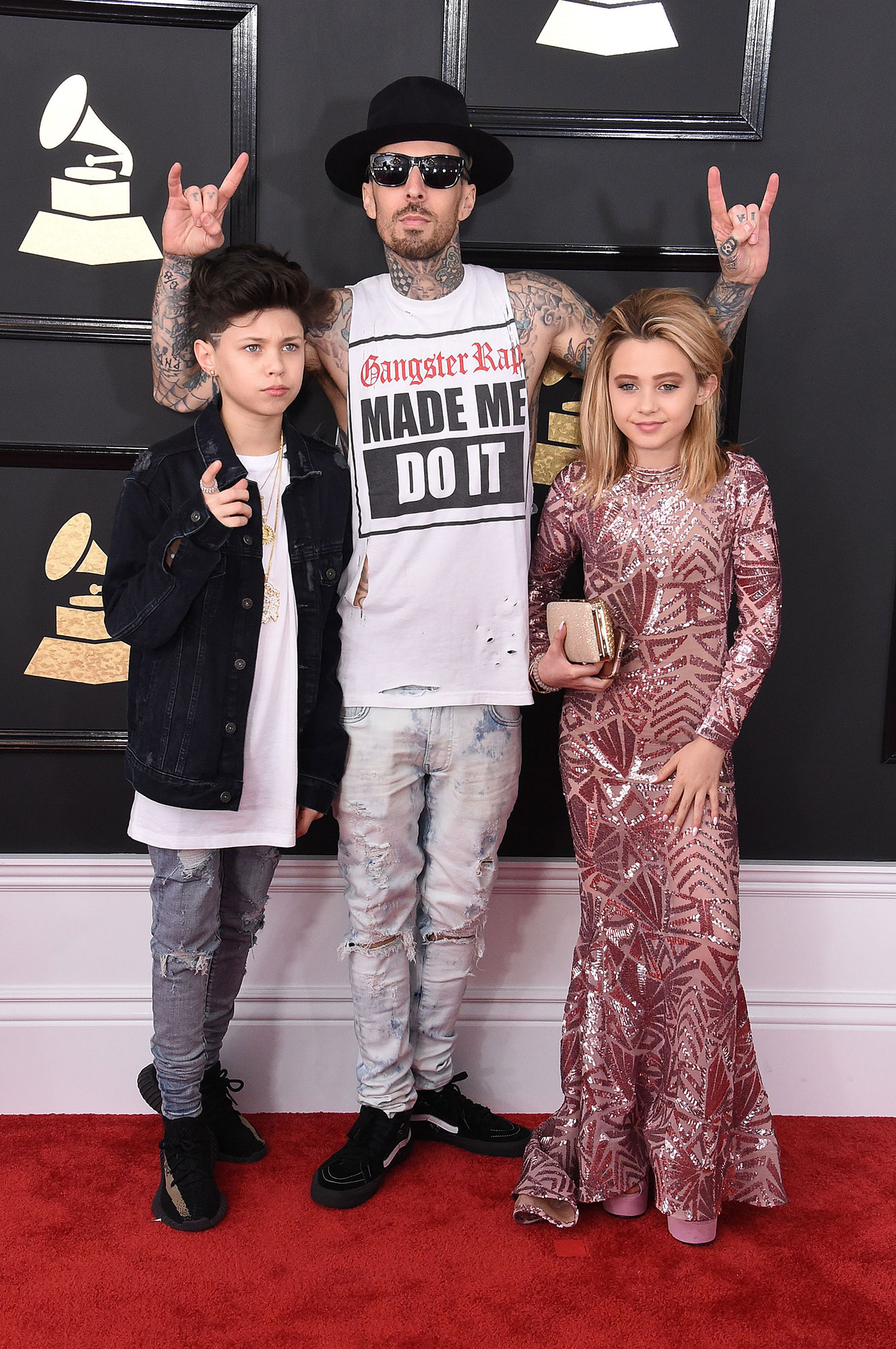 Travis Barker Best Dad Moments Over the Years 15