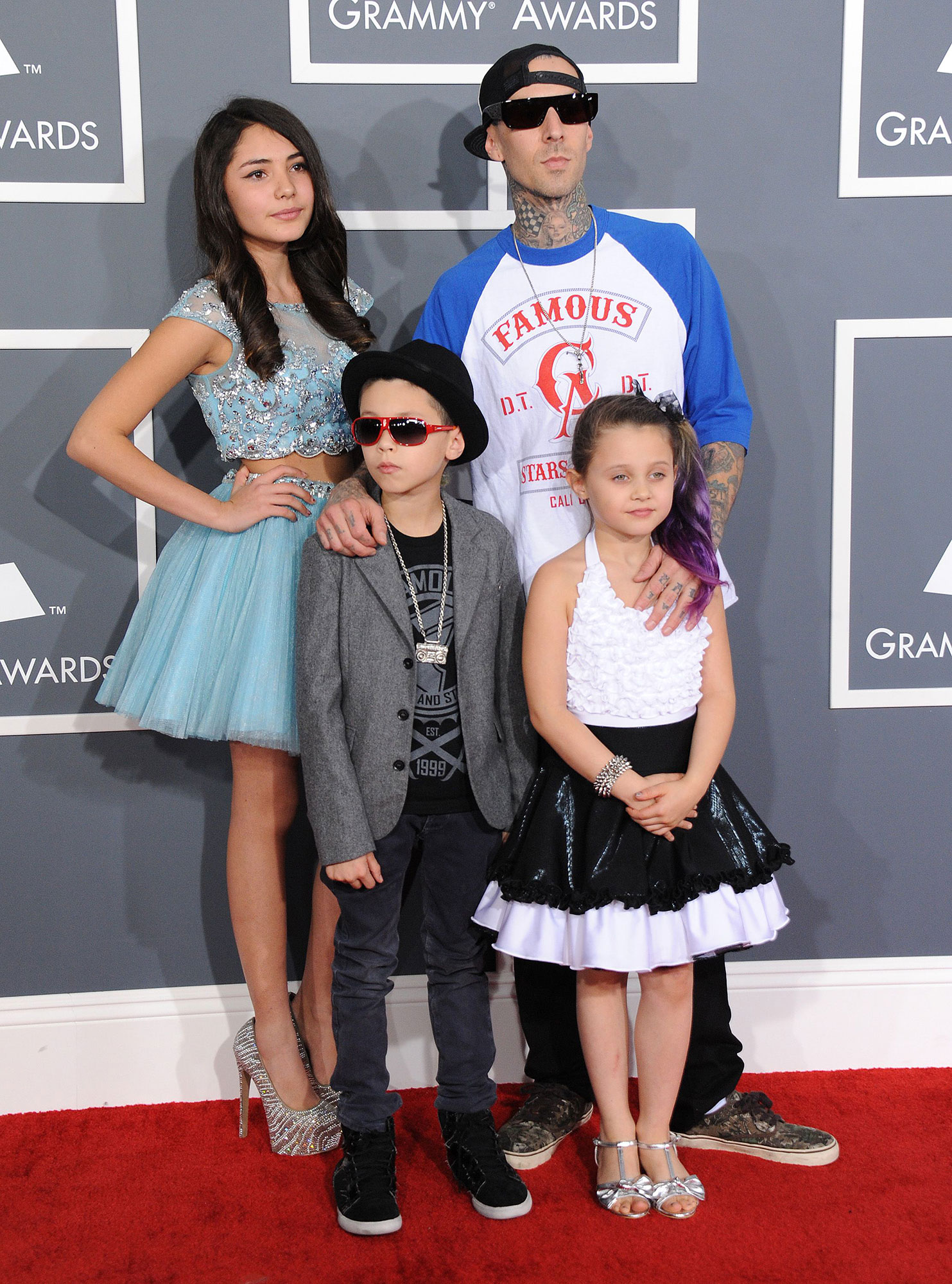 Travis Barker Best Dad Moments Over the Years 16