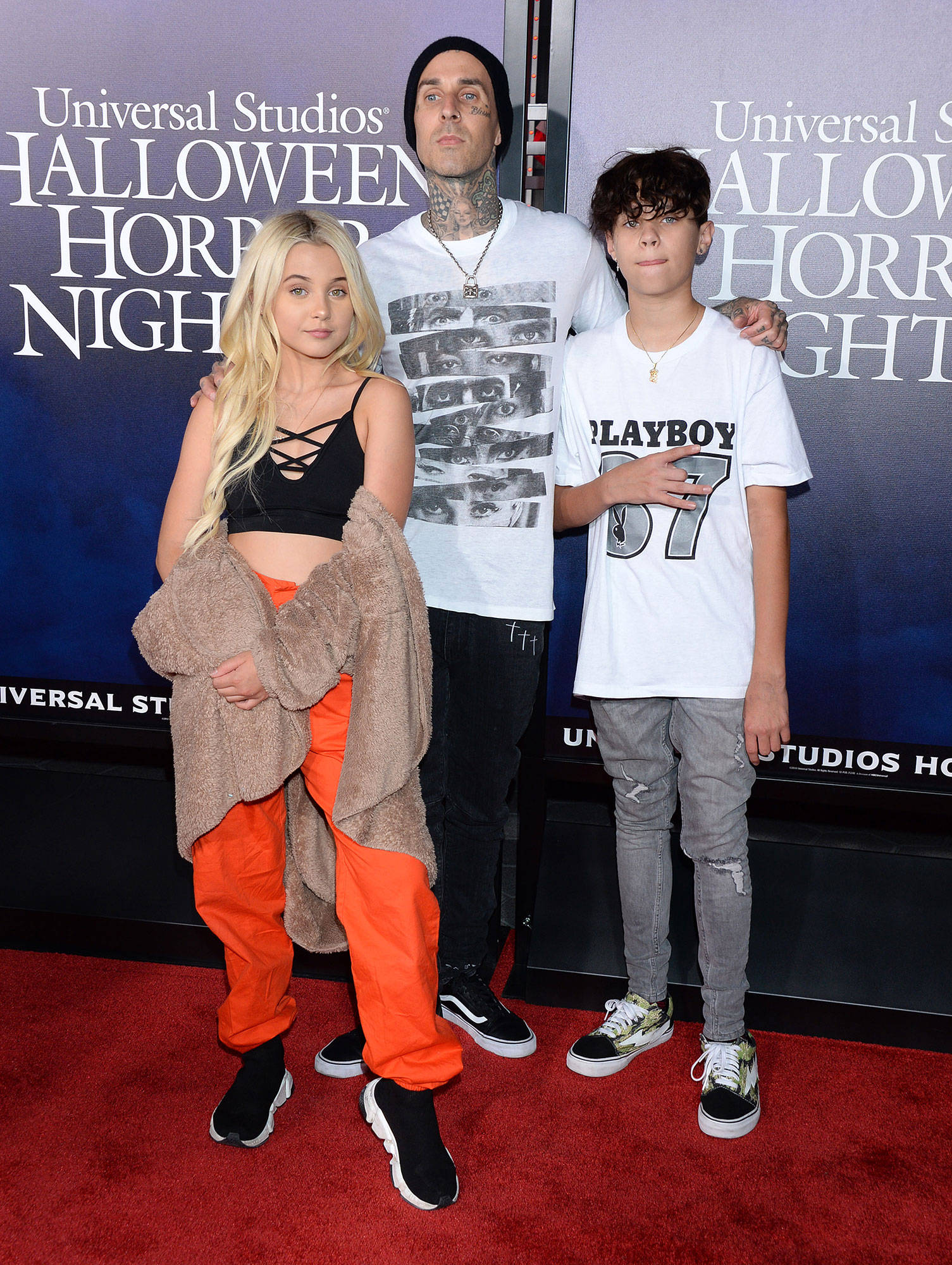 Travis Barker Best Dad Moments Over the Years 26