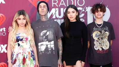 Travis Barker Best Dad Moments Over the Years 28