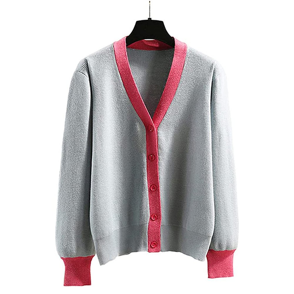 amazon-color-block-cardigan-pink-grey