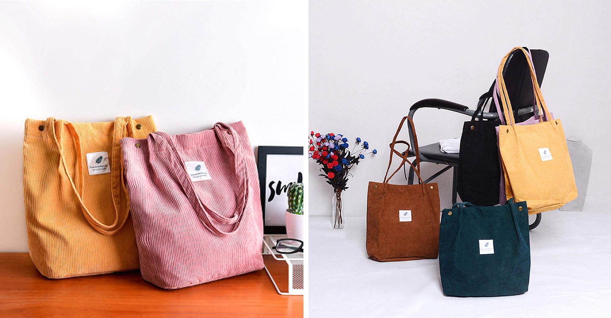 WantGor Corduroy Tote Will Be Your New Everyday Bag