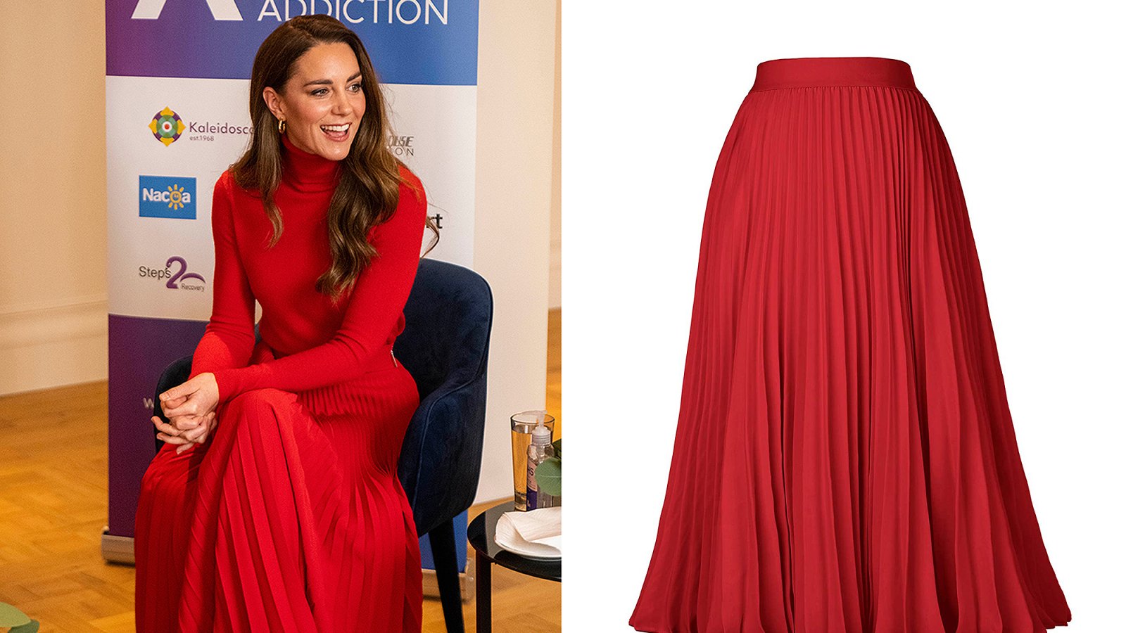 duchess-kate-middleton-red-skirt