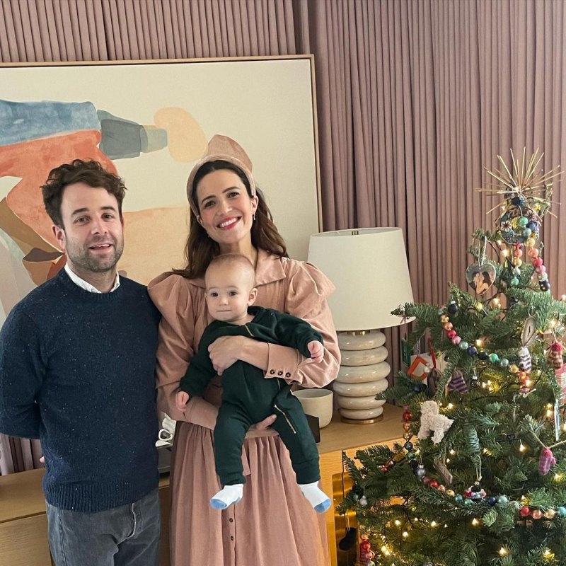 1st Christmas! See Pics of Mandy Moore and Taylor Goldsmith’s Son Gus