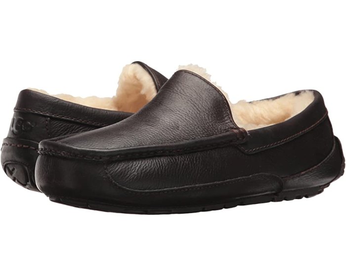 leather slippers, UGG