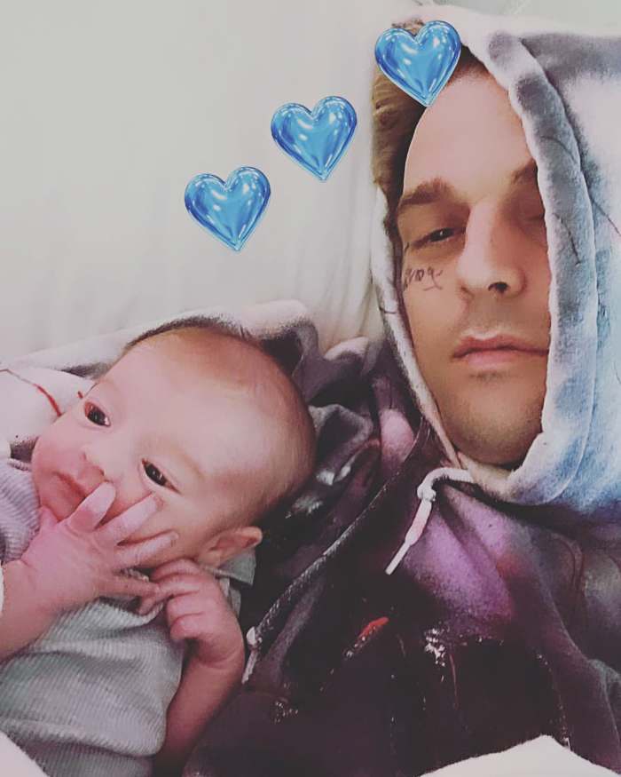 Aaron Carter Posts a Photo With Son Prince Amid Melanie Martin Split: ‘Daddy’s Boy'