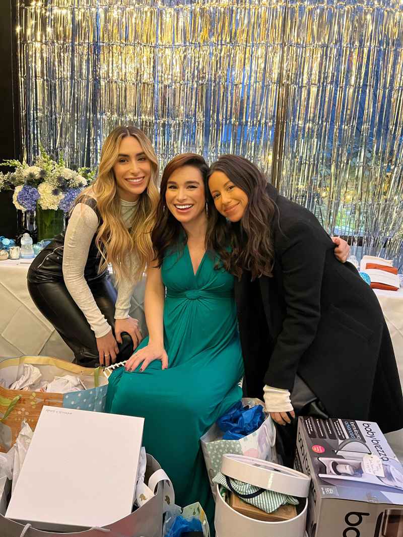 Ashley Iaconetti opened gifts at her baby shower in New York City.