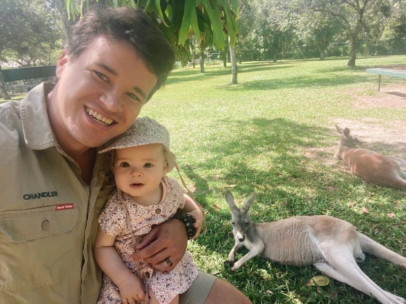 Bindi Irwin and Chandler Powell's Daughter Meets Kangaroos, More Animals