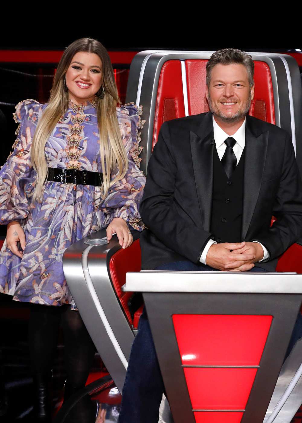 Blake Shelton Jokes Kelly Clarkson Is the ‘Second Worst’ Coach in ‘Voice’ History